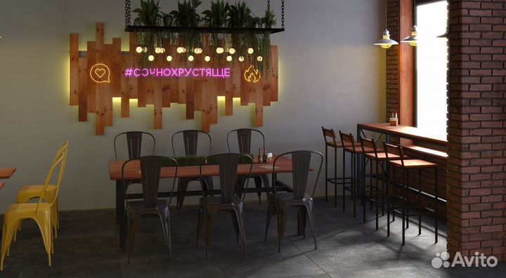 Кафе Гриль и Лаваш - 80 м2. Шаурма. Франшиза