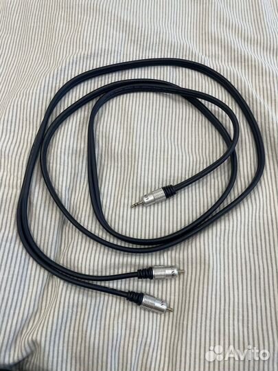 Японский кабель luxmann jack 3,5 2 rca