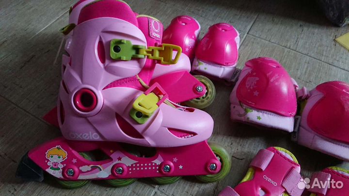 Роликовые коньки детские раздвижные