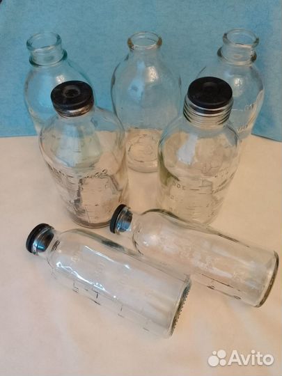 Медицинские банки склянки СССР