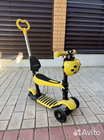Самокат детский с сиденьем