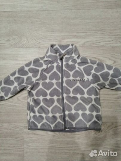Флисовая кофта Крокид р-р 80