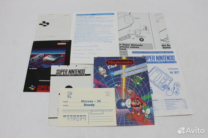 Super Nintendo 16 bit (snes) В коробке