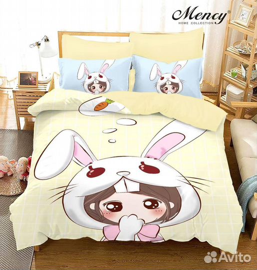 Детское постельное белье Mency простыня на резинке