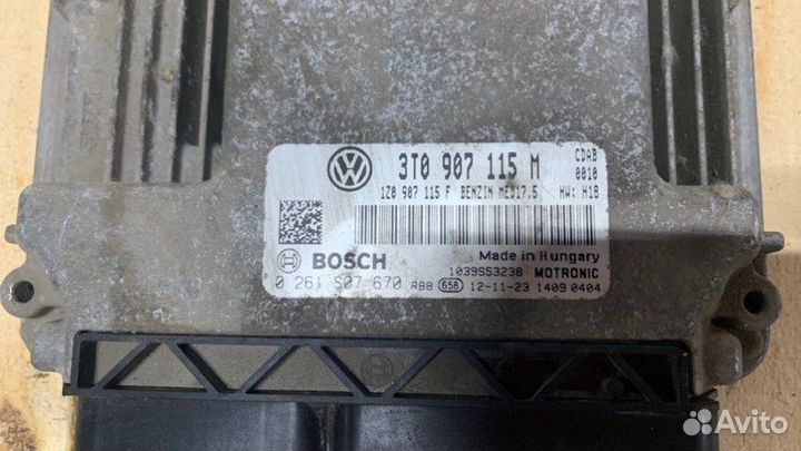 Блок управления двигателем Skoda Octavia A5 FL CDA