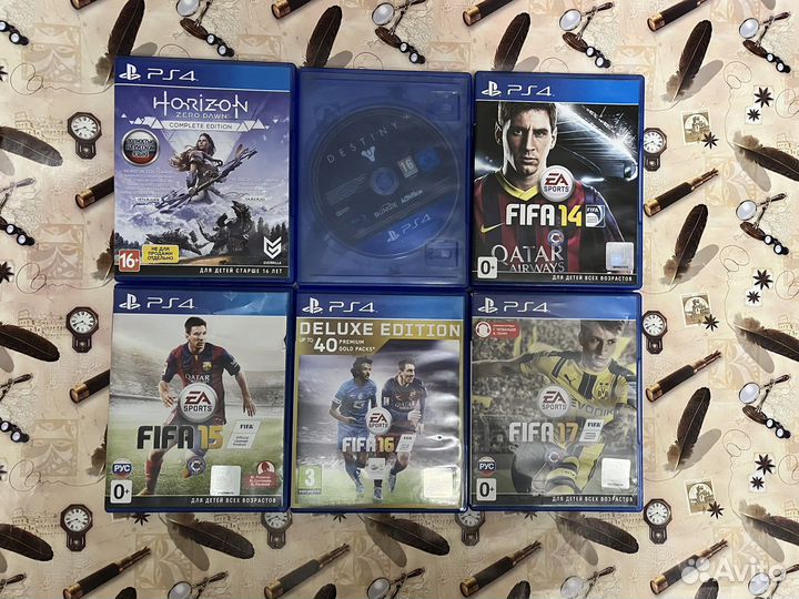 Огромный выбор дисков на PS4 около 200 штук