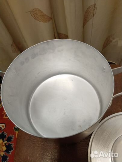 Новая кастрюля алюминиевая