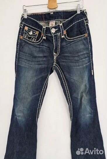 True Religion Белая строчка