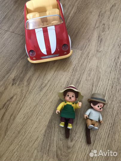 Игровой набор кабриолет Monchhichi с фигурками