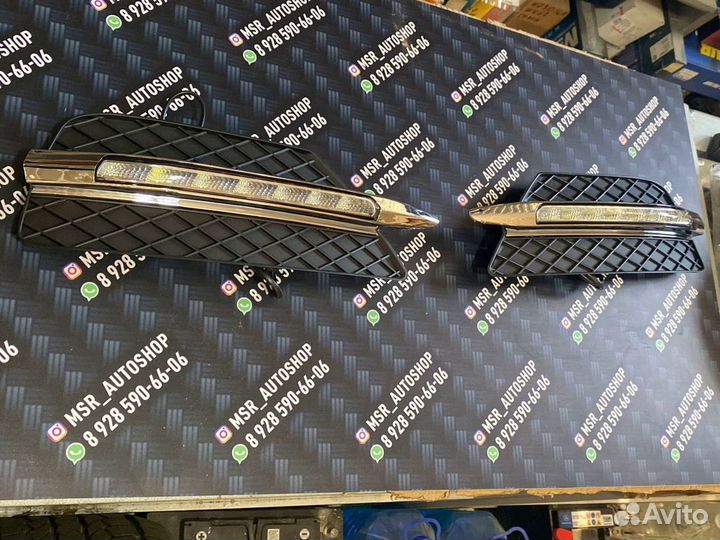 Сетки в бампер на Mercedes w211 6.3 AMG