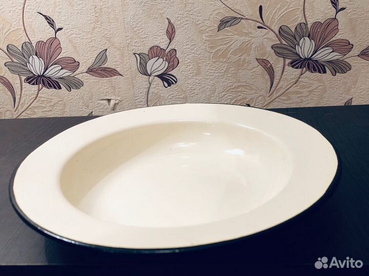 Эмалированные блюда. Кружка. Белая эмаль, СССР