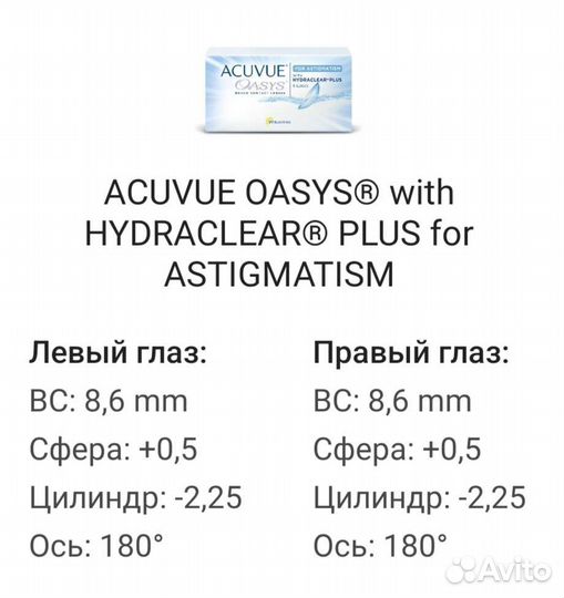 Контактные линзы