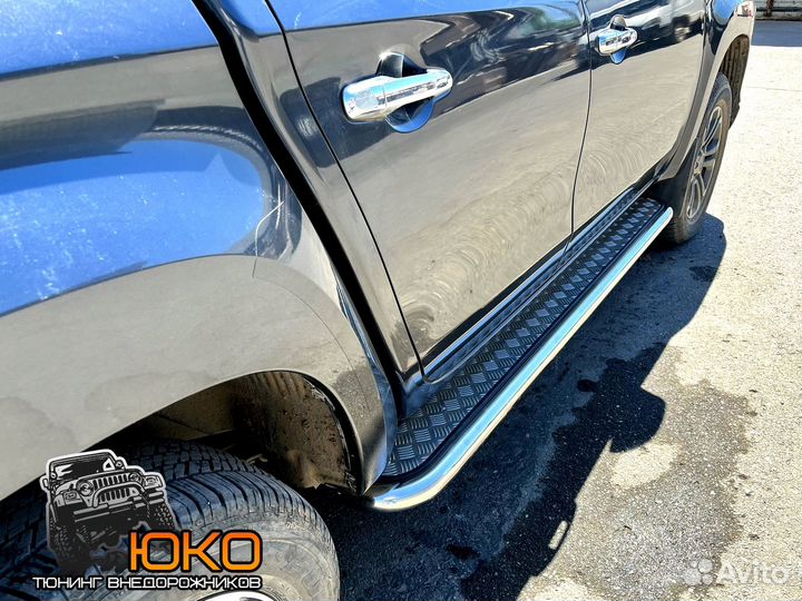 Защита порогов Mitsubishi L200