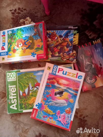 Пазлы разные
