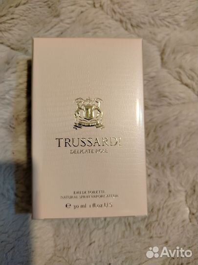 Туалетная вода trussardi delicate rose оригинал