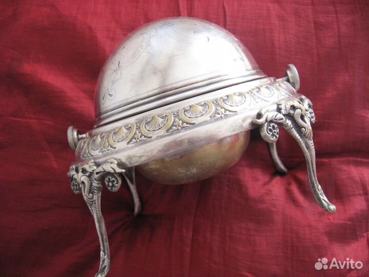 Антикварная посеребрение клеймо Мориц Хакер