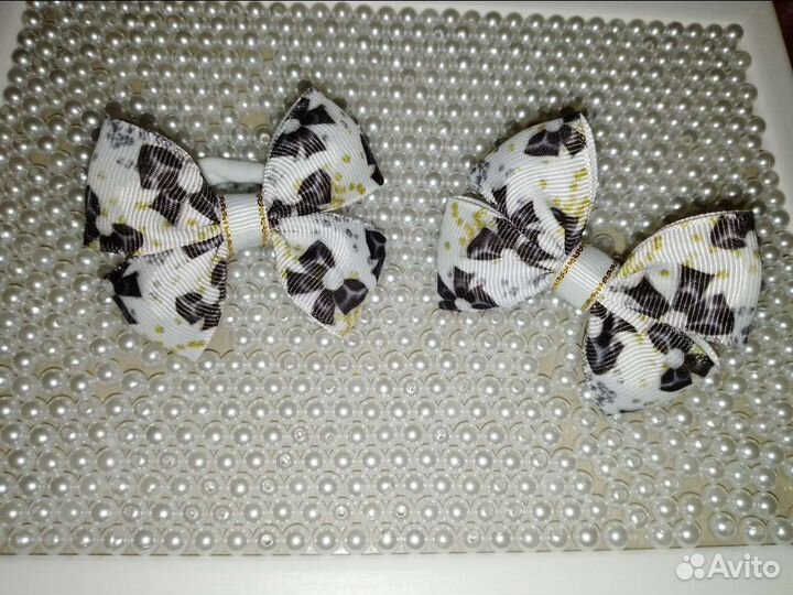 Бантики ручной работы для волос