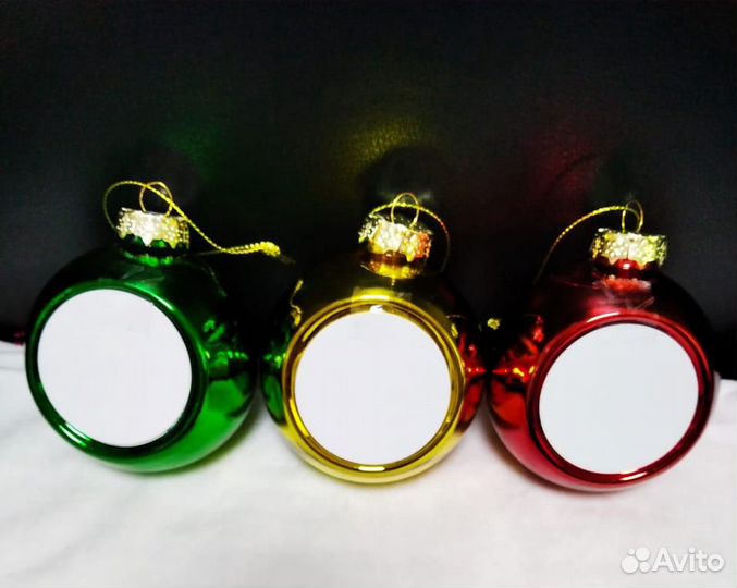 Новогодние шары под печать