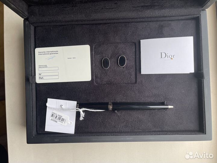 Dior (диор) ручка и запонки, оригинал
