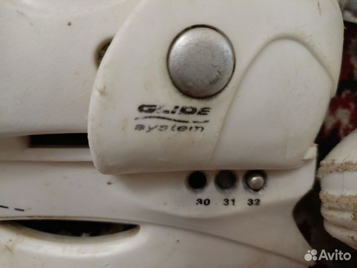 Коньки детские раздвижные 30-32