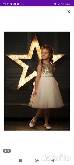 Платье для девочки 110