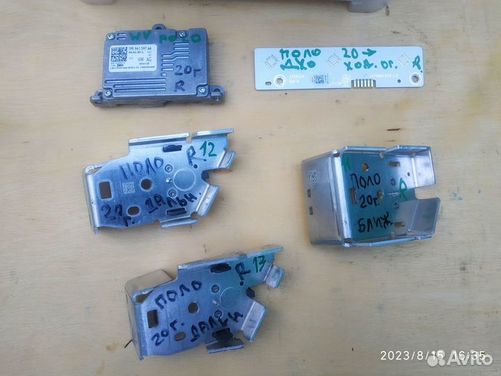 6N5941006A volkswagen polo 6 LED запчасти фары