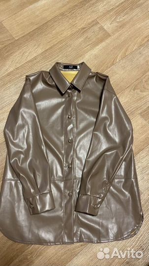 Кожаная рубашка