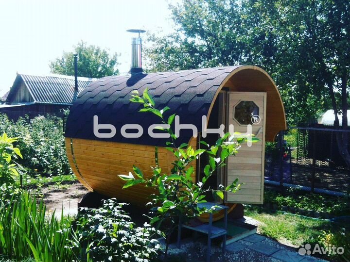 Баня бочка 2х1,36 метра круг от производителя