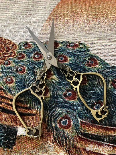 Ножницы ретро для рукоделия,вышивания Новые