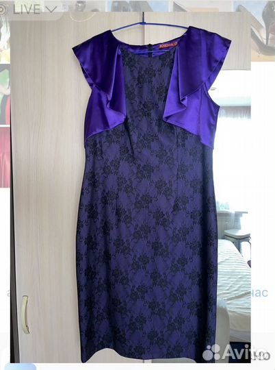 Вечернее платье 48 размер бу