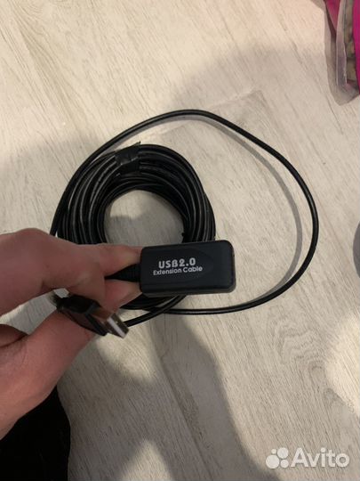 Кабель, удлинитель USB 10 метров