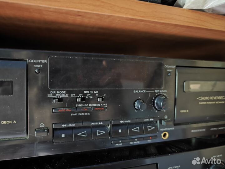 Кассетная дека sony TC-WR535 с автокалибровкой