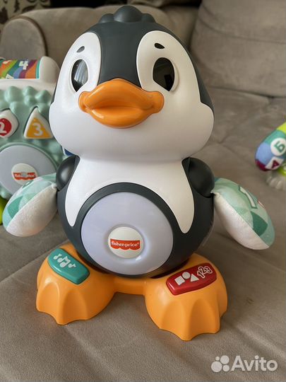 Fisher-price Linkimals пингвин, ежик, ленивец