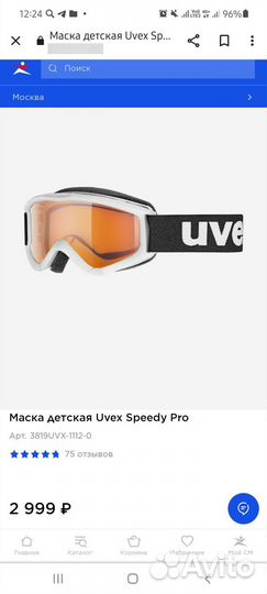 Маска/очки для лыж и сноуборда