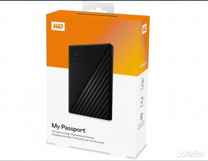 Внешний жесткий диск на 2тб новый western digital