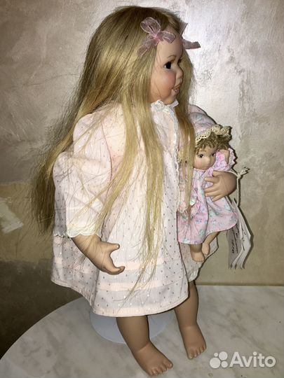Кукла Georgina с куколкой от Rita Hidde Фарфор