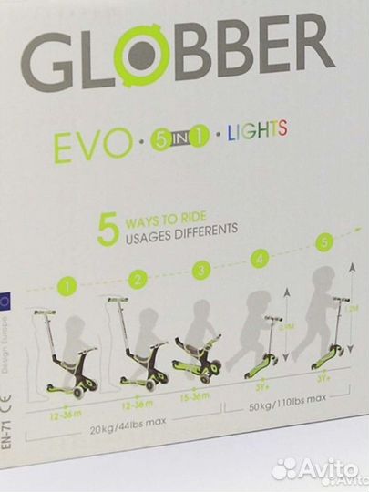 Самокат globber 3 в 1