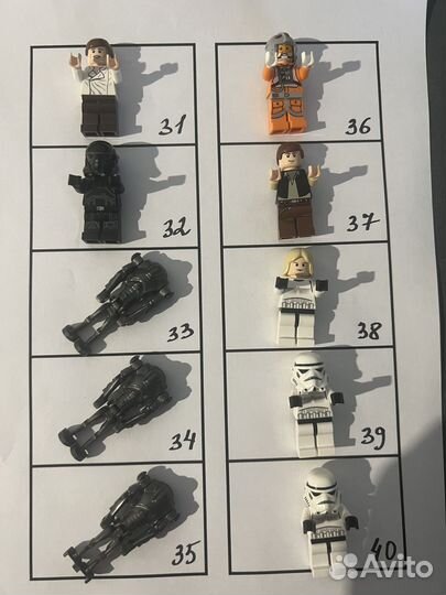 Lego минифигурки Star Wars