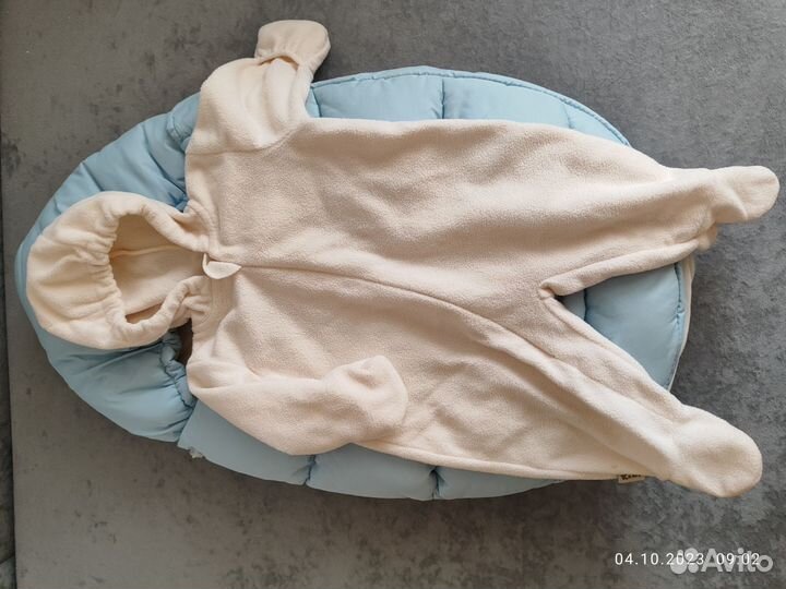 Конверт кокон на выписку зимний