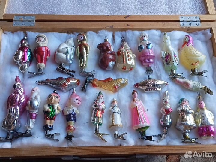 Елочные игрушки СССР