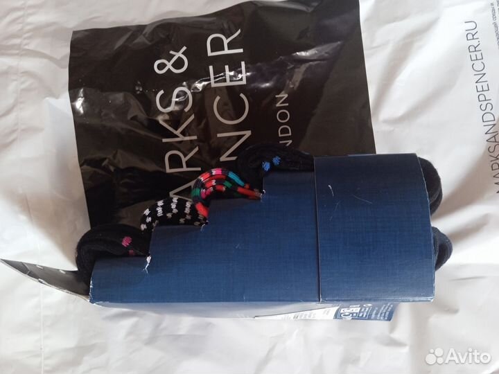 Фирменные мужские носки M&S 43-47р