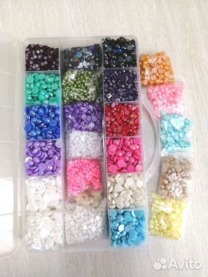 Бусины, полубусины