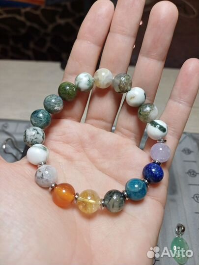 Два браслета на заказ из натуральных камней