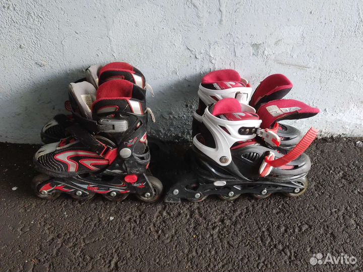 Роликовые коньки детские раздвижные