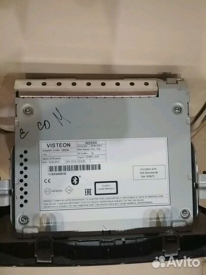 Штатная магнитола Ниссан X-trail, Кашкай 2018