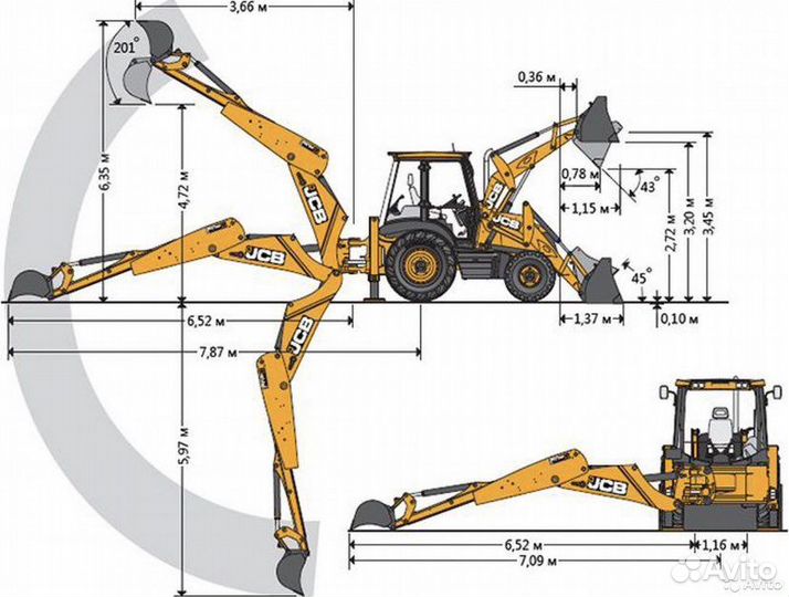 Экскаватор погрузчик jcb 3cx