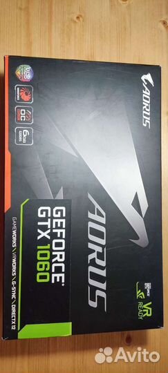 Aorus GeForce GTX 1060 6G (rev. 2.0)