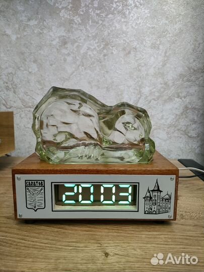 Ночник Грот с часами