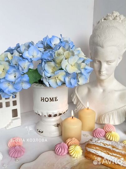 Букет цветы гортензия искусственная