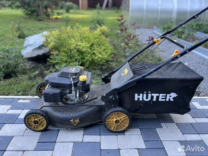 Газонокосилка бензиновая huter 4 л.с
